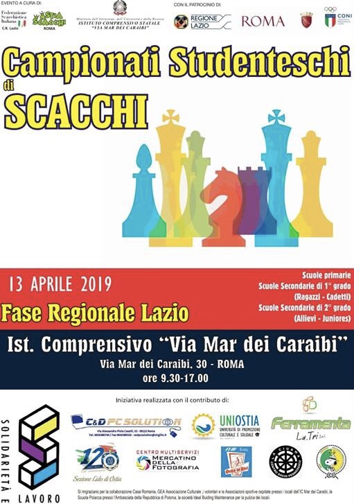 Campionato studentesco di Scacchi, fase regionale